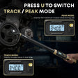 Digital torque wrench set with extension bar and protective case - 1/2" Drive Digital Torque Wrench - 12.5-250.7 Ft.Lb Automotive Tool