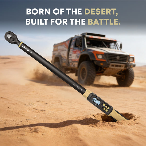 Professional car emergency tool and roadside safety accessory - 1/2" Drive Digital Torque Wrench - 12.5-250.7 Ft.Lb Automotive Tool