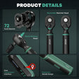 Digital torque wrench with high accuracy and clear backlit display - 1/2" Digital Torque Wrench (12.5-250.7 Ft.Lb) - High Precision Electronic Tool
