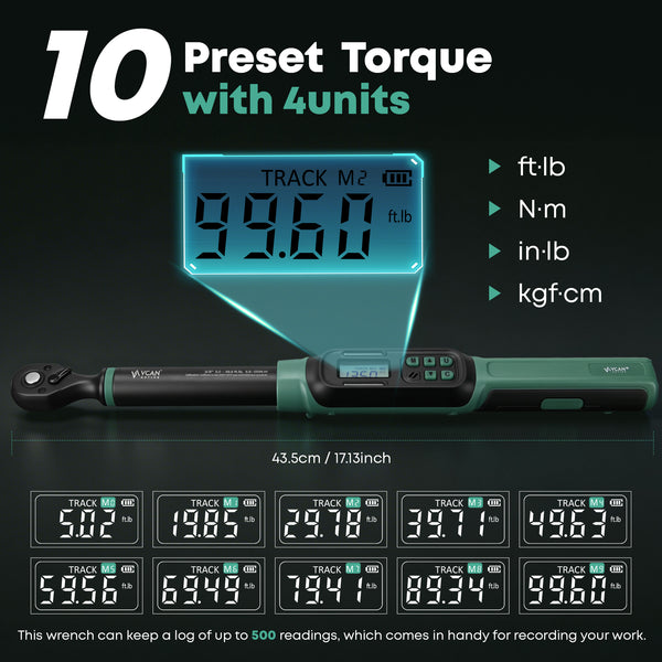 Specialized trauma first aid kit for tactical and emergency medical use. - 3/8" Drive Digital Torque Wrench - 5.02-99.6 Ft.Lb High Accuracy,Reach Accessories Kit