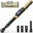 3/8 Drive Digital Torque Wrench 5.0-99.6 ft·lb (6.8-135N.m) | ±1% Accuracy Electronic Torque Wrench