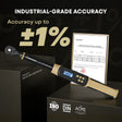 3/8 Drive Digital Torque Wrench 5.0-99.6 ft·lb (6.8-135N.m) | ±1% Accuracy Electronic Torque Wrench