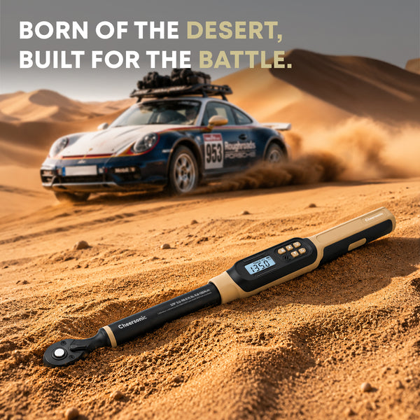 3/8 Drive Digital Torque Wrench 5.0-99.6 ft·lb (6.8-135N.m) | ±1% Accuracy Electronic Torque Wrench