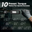 Professional car emergency tool and roadside safety accessory - 1/4" Digital Torque Wrench Unit - High Precision Electronic Torque Tool