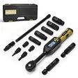 3/8" Drive Digital Torque Wrench - 3.1-62.7 Ft.Lb Precision Wrench