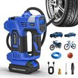 20V Cordless Tire Inflator for Car Tires - 150PSI Max Pressure & Auto Shut-Off