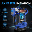 Handheld digital ball inflator with smart pressure control and LED display. - 20V Cordless Tire Inflator for Car Tires - 150PSI Max Pressure & Auto Shut-Off