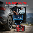 Professional car emergency tool and roadside safety accessory - 20V Cordless Portable Tire Inflator - 150PSI Rechargeable Air Pump